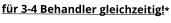 für 3-4 Behandler gleichzeitig!*